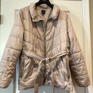 Tan puffer jacket XXL EUC